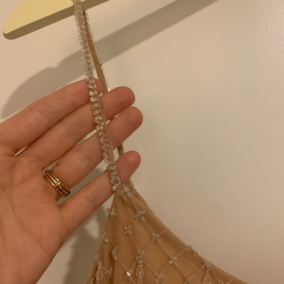 Jenny Yoo Beaded Bridesmaid Dress Light Pink Size Small - Picture 5 of 14